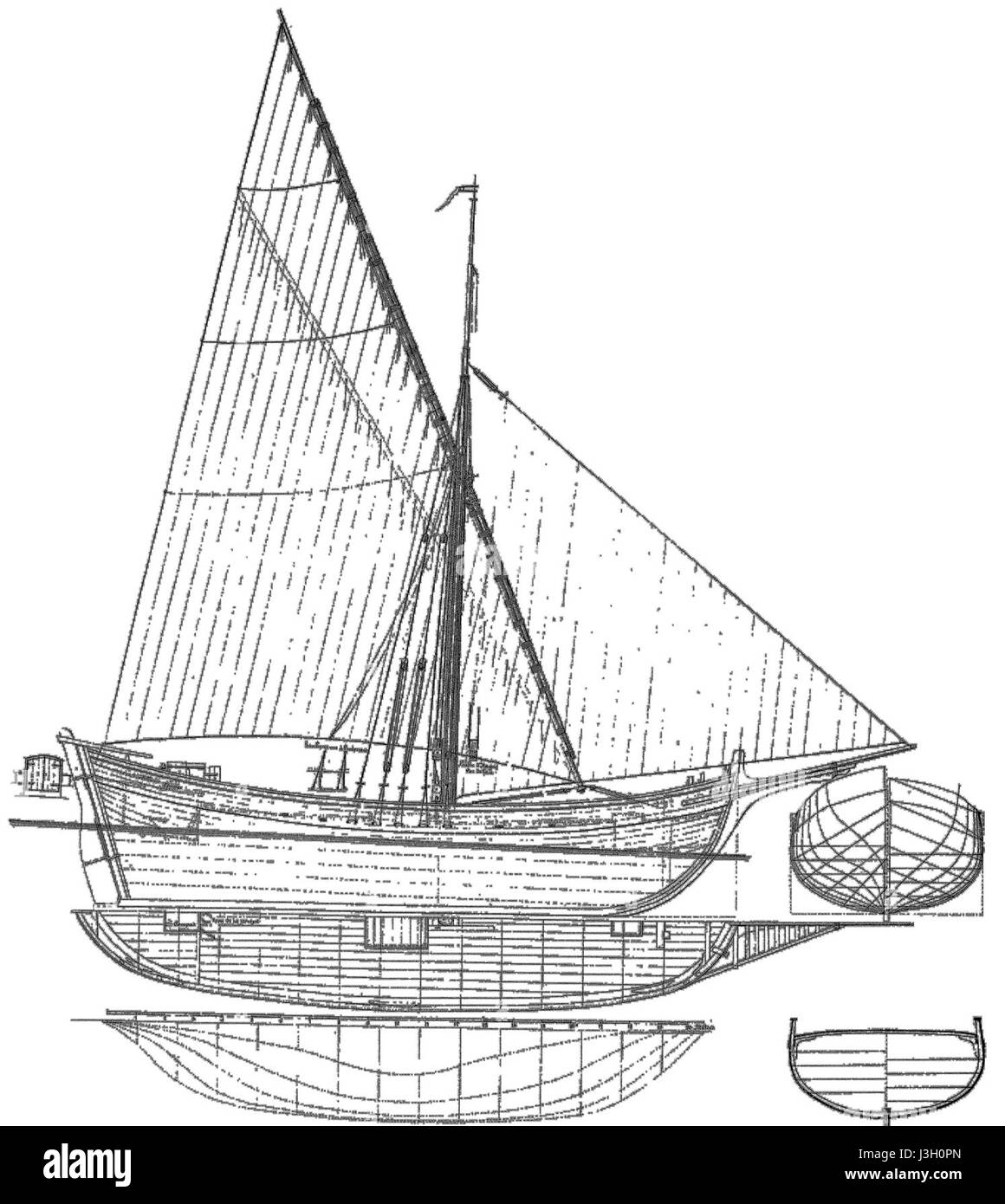 F E Paris Tartana 1 Foto Stock