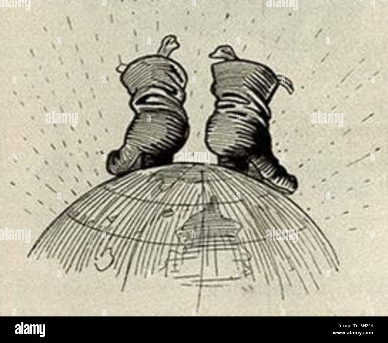 Questo numero di 'Fliegende BlÃ¤tter' del XIX secolo include una varietà di illustrazioni satiriche e vignette politiche, che riflettono le opinioni sociali e l'umorismo del periodo. Foto Stock