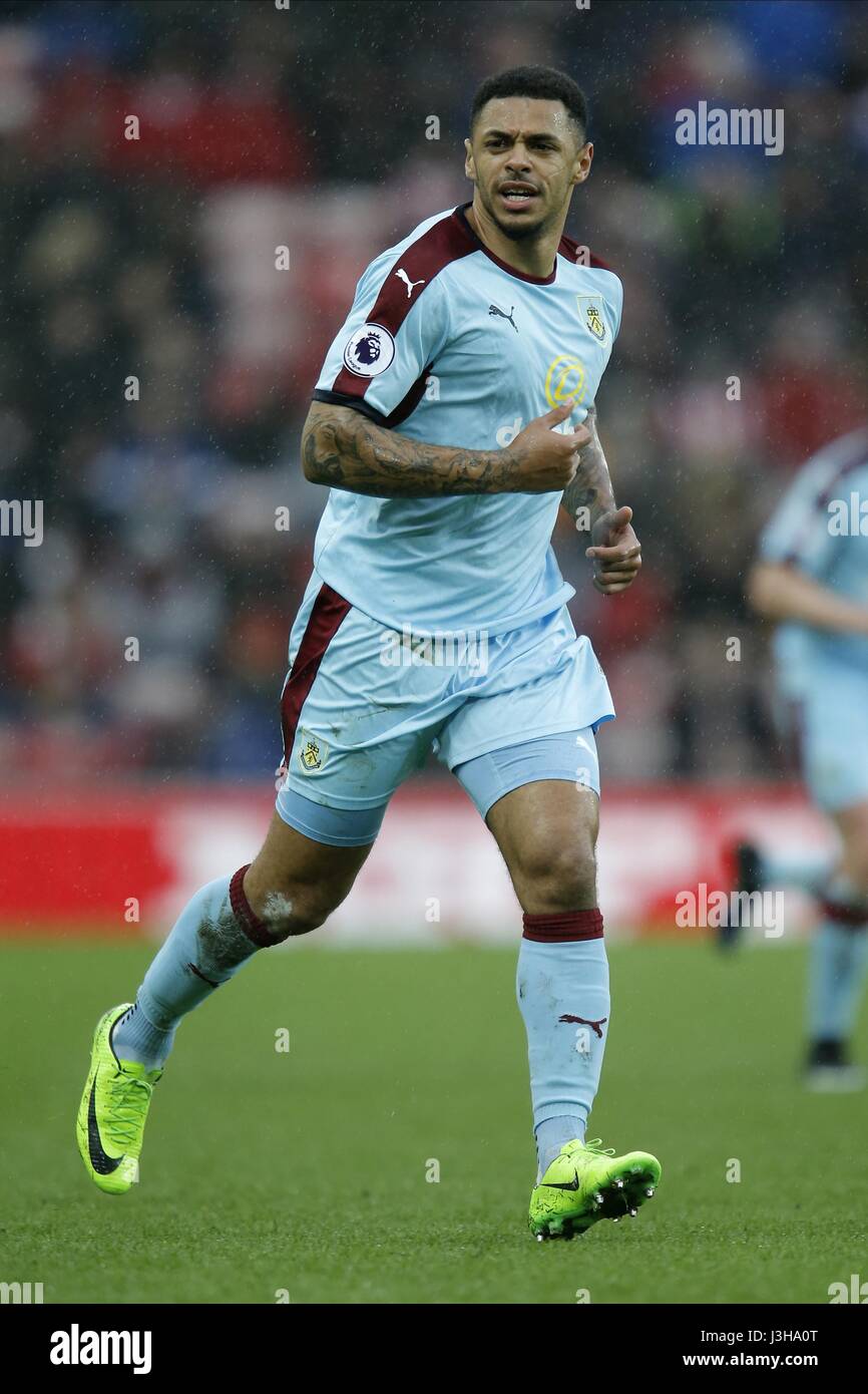 ANDRE GRIGIO BURNLEY 2017 Foto Stock