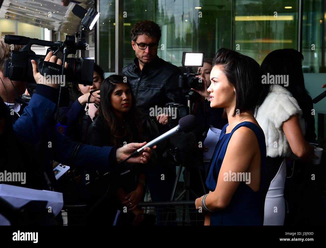 Sinead Harnet frequentando il 7° annuale Premi asiatici all'Hilton Hotel di Park Lane a Londra. Stampa foto di associazione. Picture Data: venerdì 5 maggio 2017. Foto di credito dovrebbe leggere: Ian West/PA FILO Foto Stock