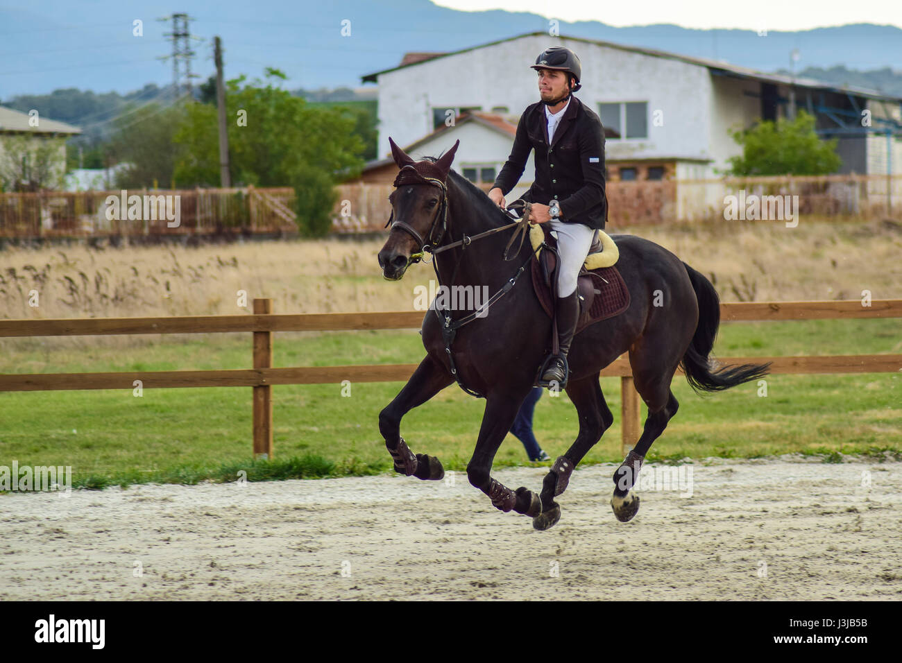 Equitazione World Cup, Bozhurishte, Sofia, Bulgaria Foto Stock