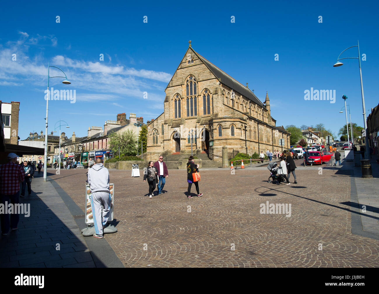 Coatbridge Town Center, North Lanarkshire, Scotland, Regno Unito Foto Stock