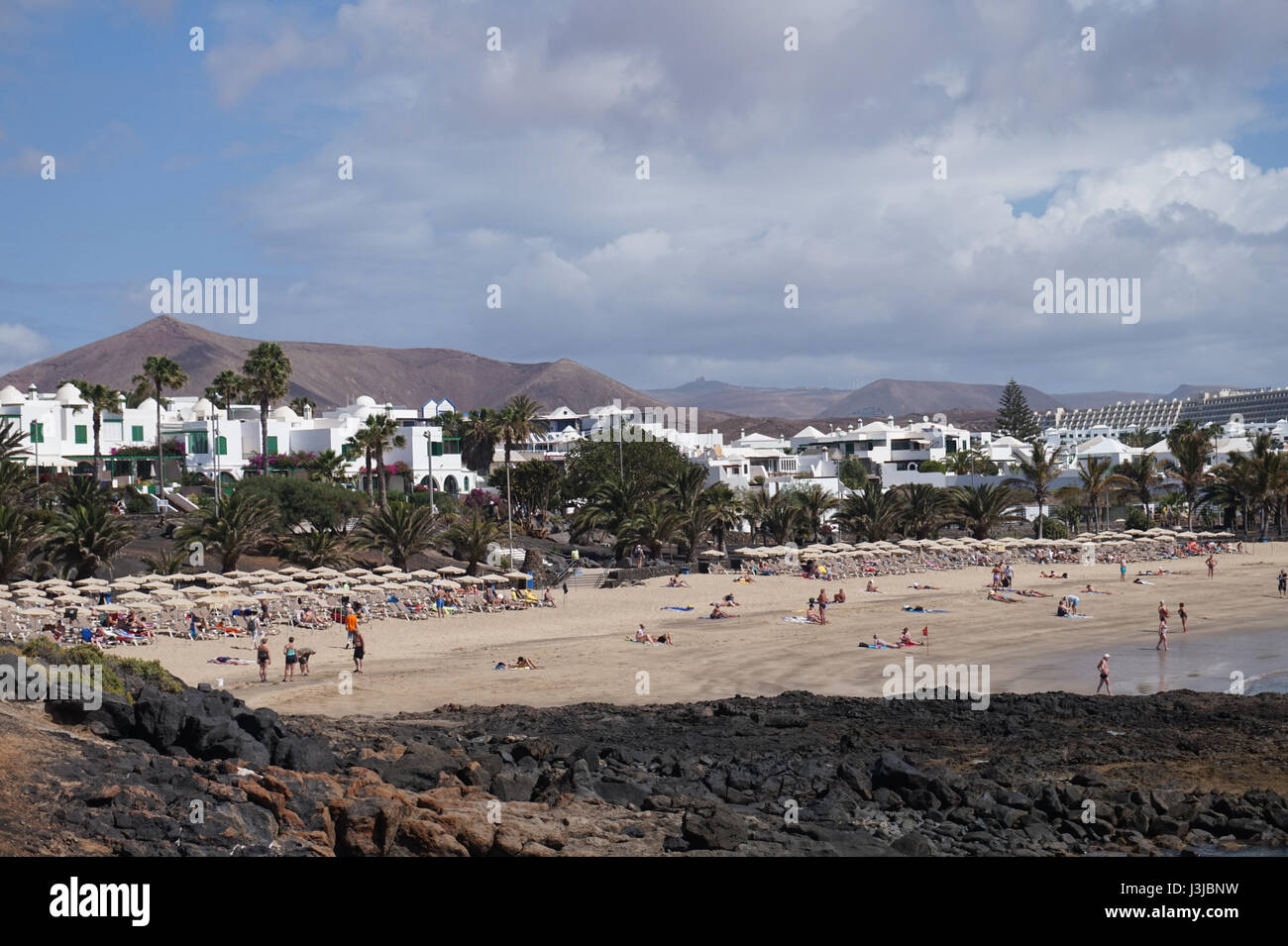 Costa Teguise, Lanzarote, Isole canarie, Spagna Foto Stock