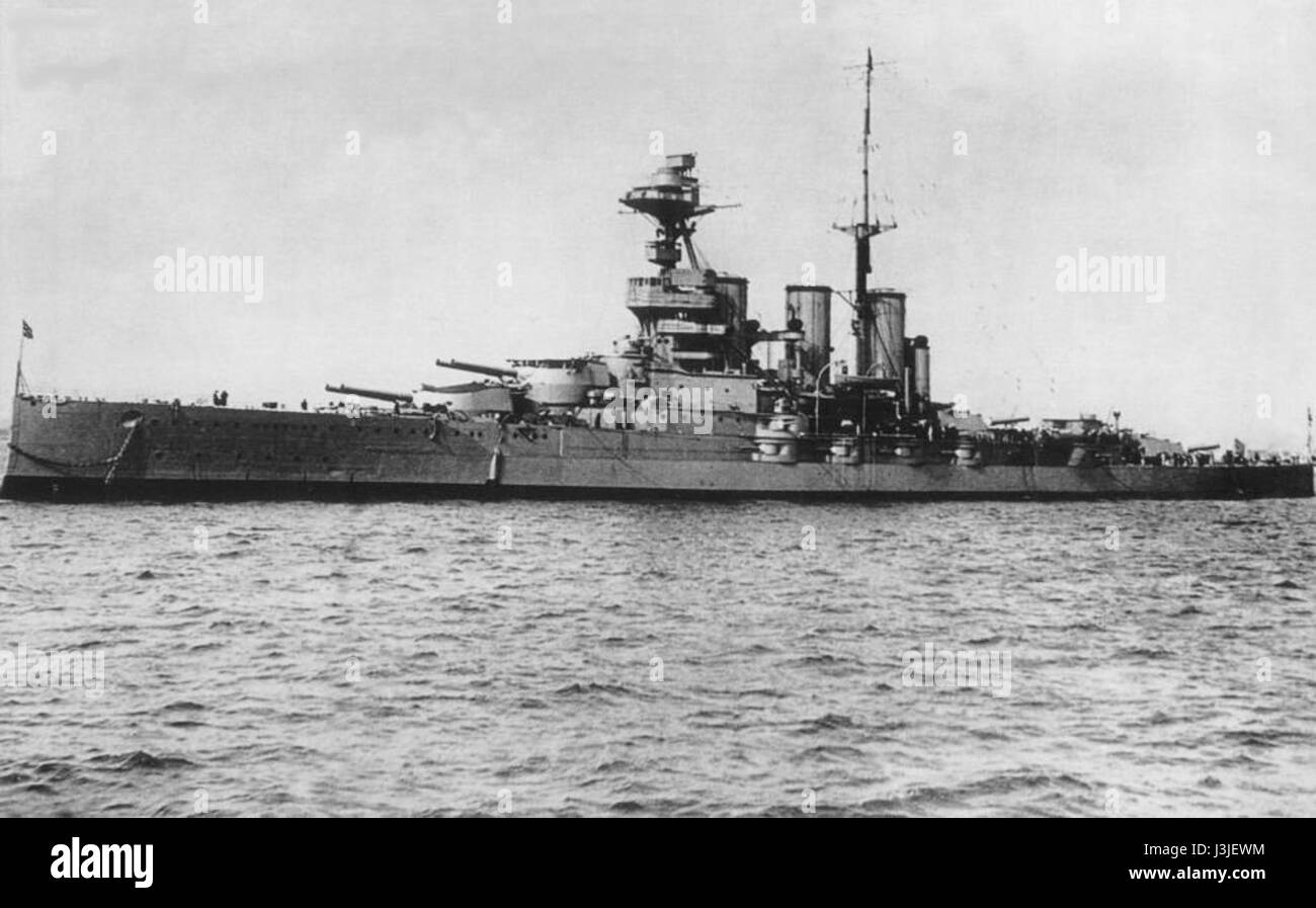 HMS Tiger (1913) Foto Stock