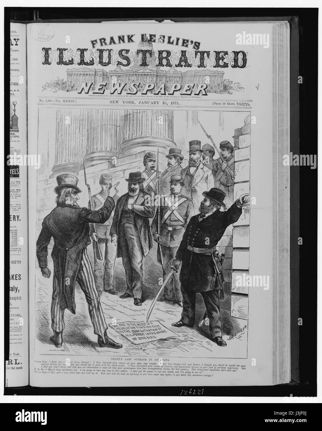 Concedere l'ultimo attentato in Louisiana Foto Stock