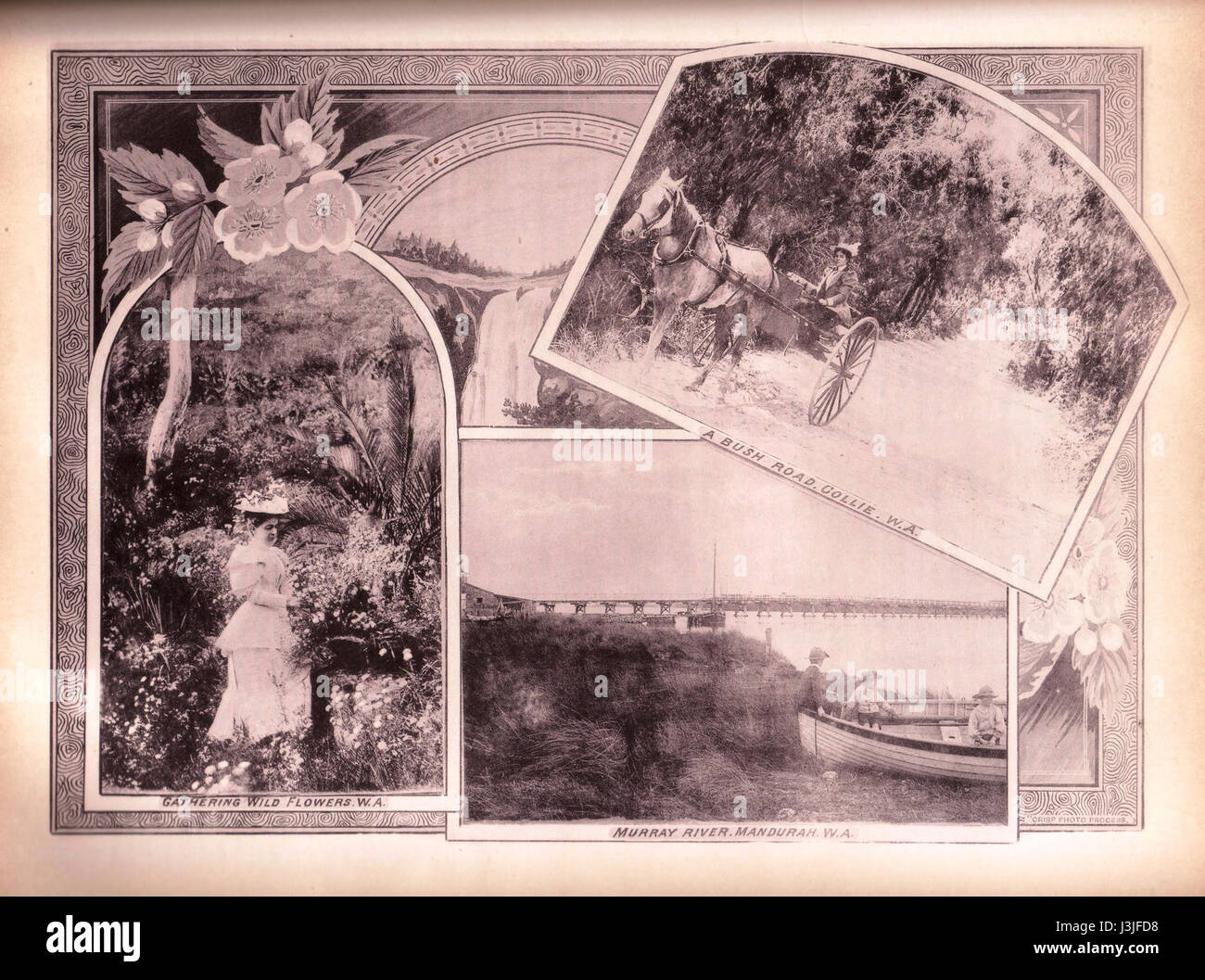 Storia dell Australia Occidentale, picture P124a Foto Stock