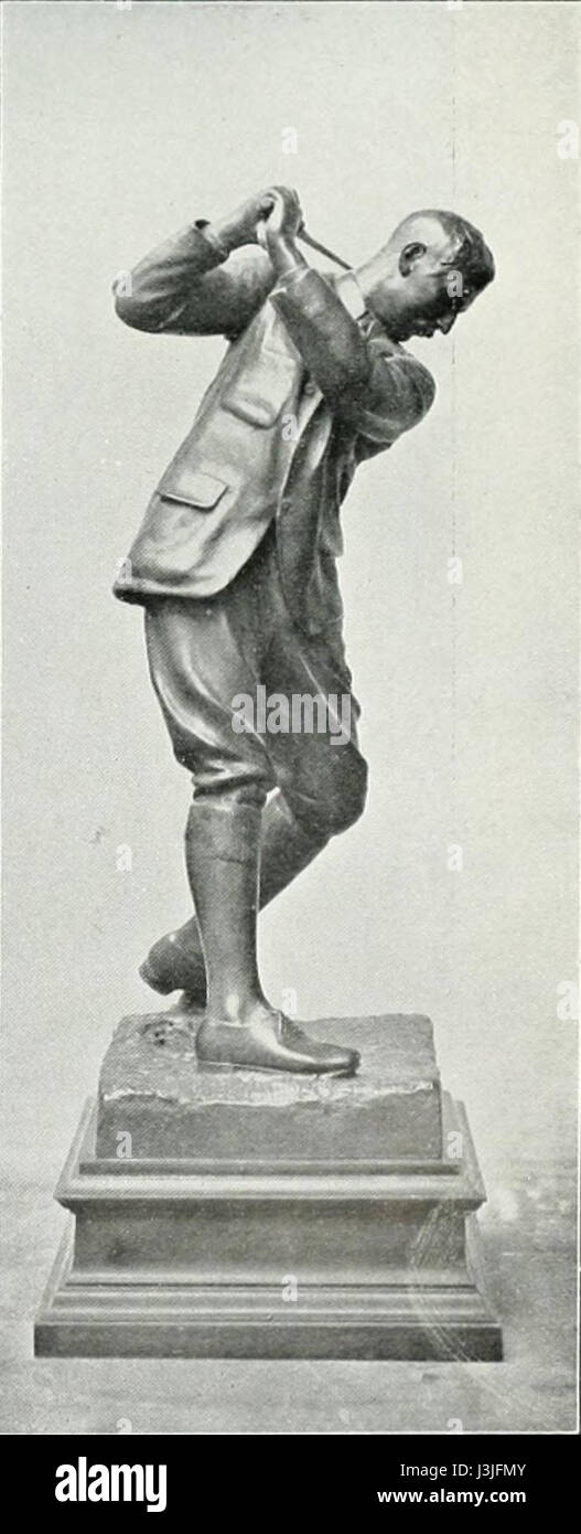 Henry Alfred Pegram e Harry Vardon erano figure di spicco nello sport del golf. Pegram era noto per i suoi contributi alla progettazione di campi da golf e Vardon per la sua carriera da campione. La loro eredità combinata ha plasmato in modo significativo l'evoluzione del golf moderno. Foto Stock