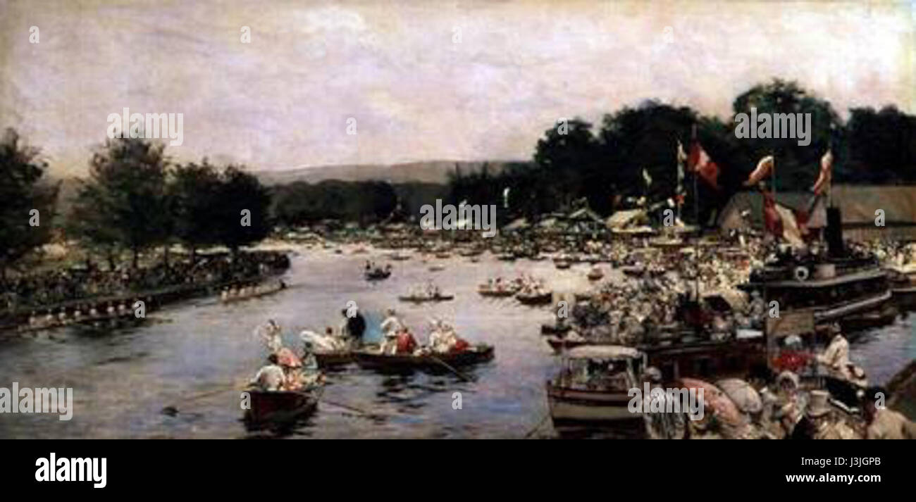 Henley Regatta da Tissot 1877 Foto Stock