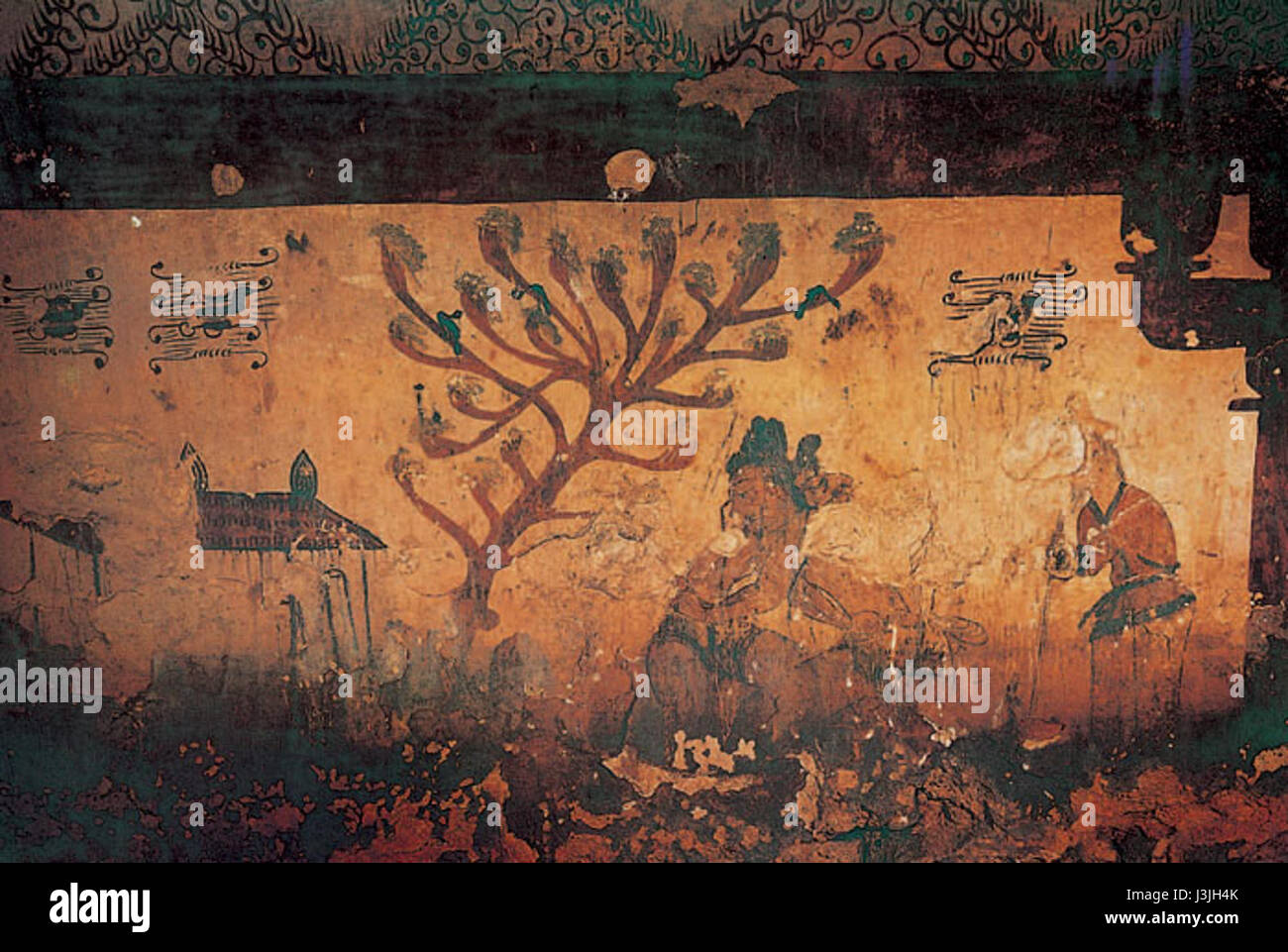 Goguryeo Gakjeochong Ssireumdo 01 Foto Stock