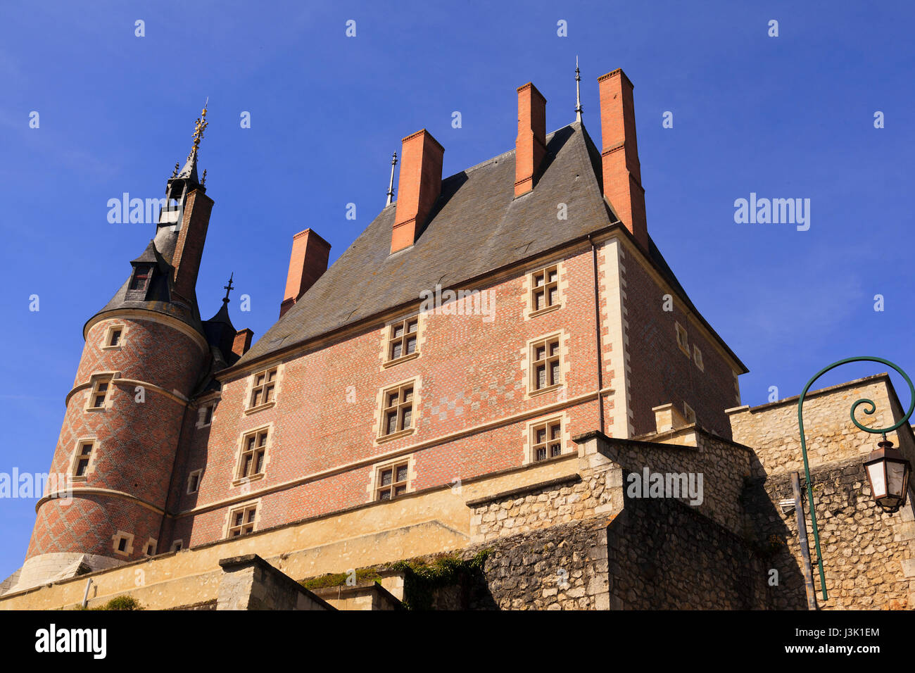 Château de Gien nella Valle della Loira in Francia Foto Stock