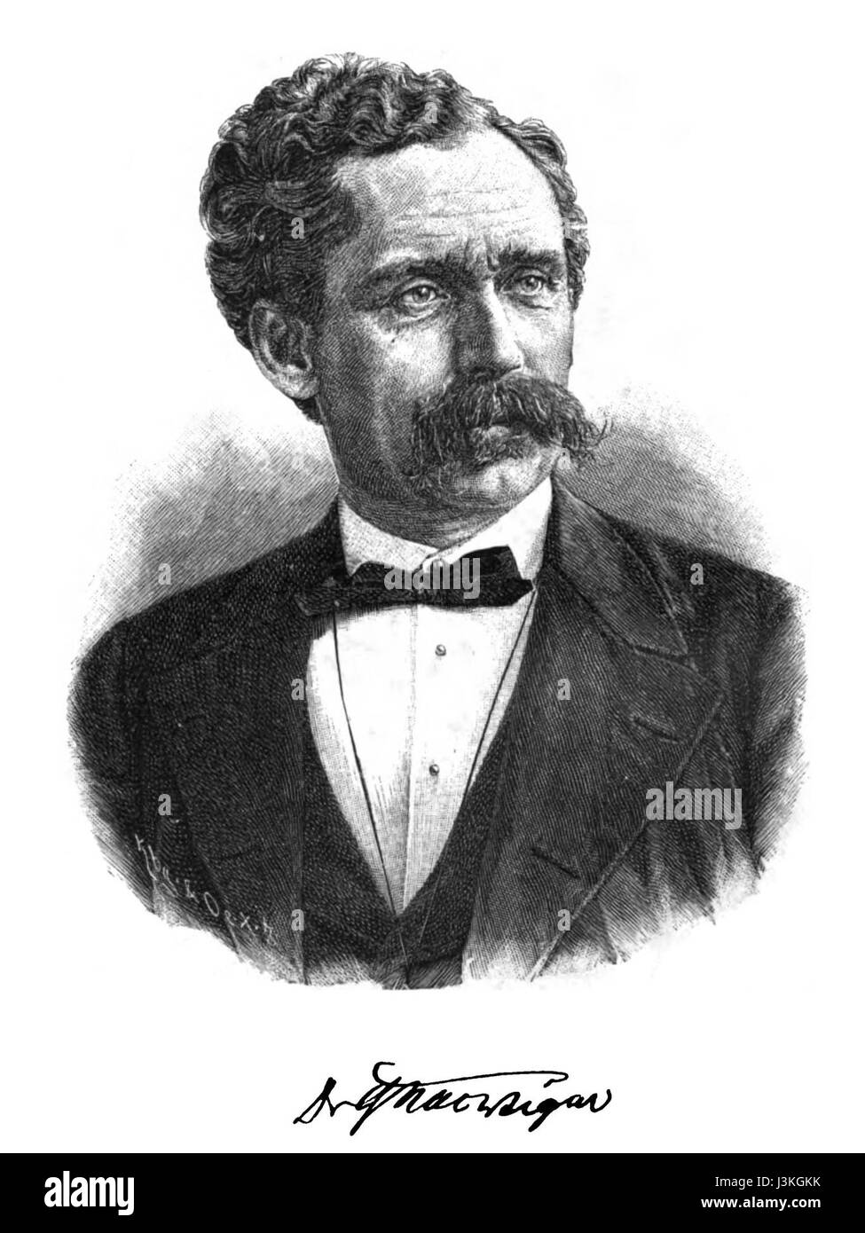 Gustav Nachtigal è stato un medico ed esploratore tedesco noto per le sue significative esplorazioni in Africa durante il XIX secolo. I suoi viaggi contribuirono alla conoscenza dell'Africa centrale e occidentale, in particolare in Ciad e Sudan. Foto Stock