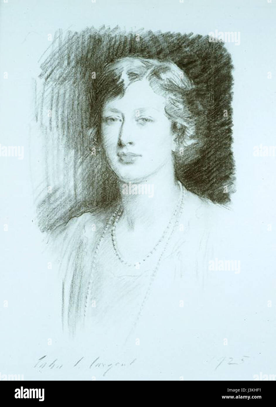 HRH Principessa Maria 1925 Foto Stock