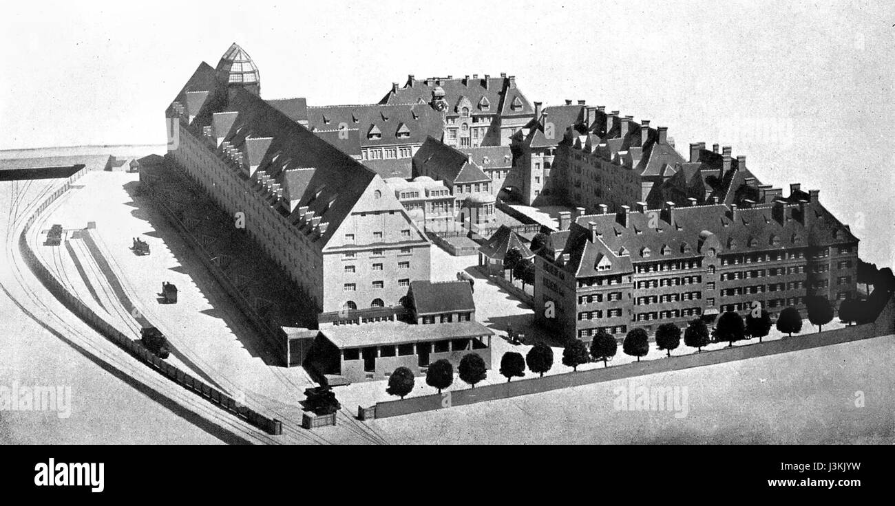 Hauptzollamt di modello Foto Stock