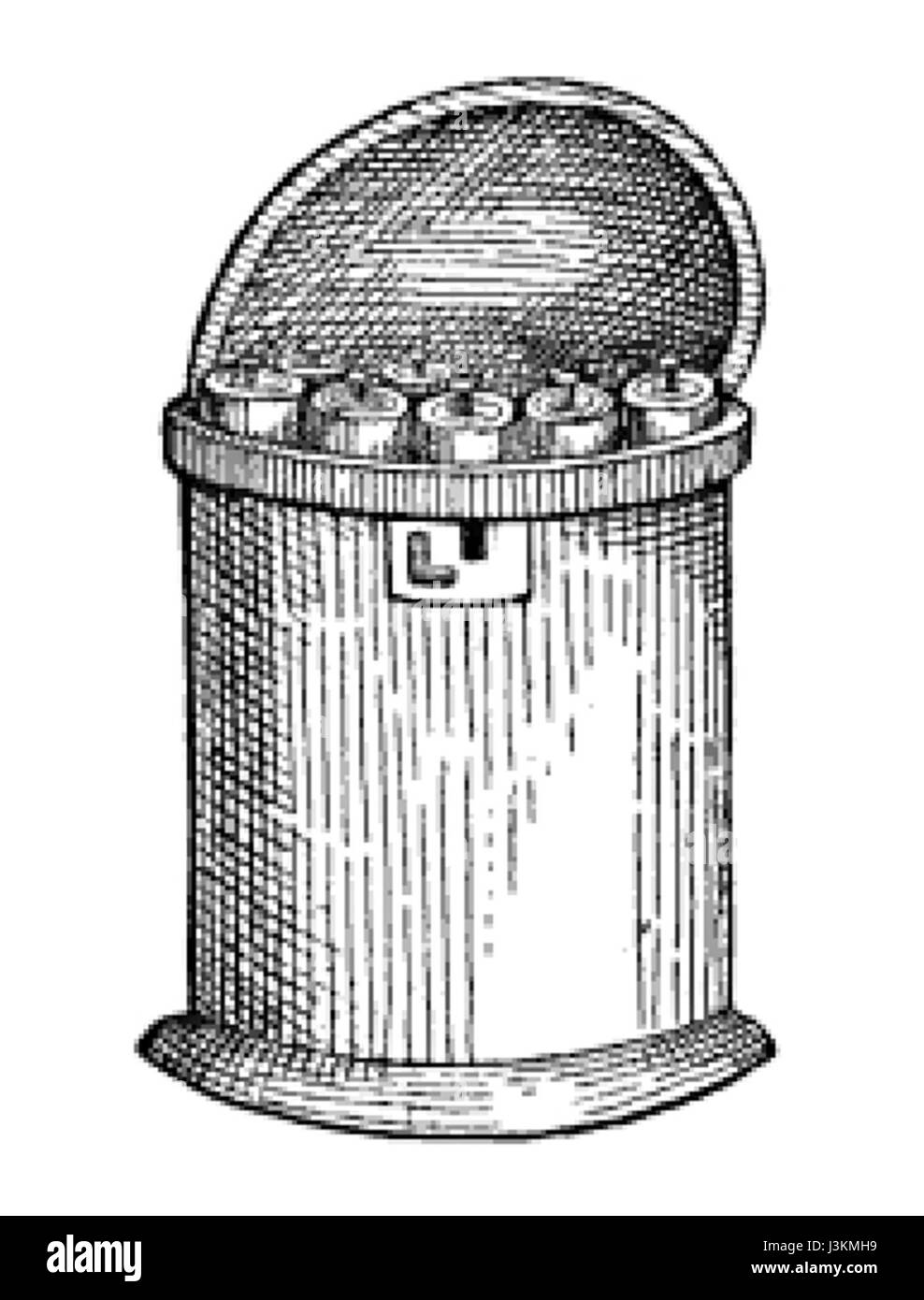 La farinata Reliure et la dorure des livres p 011 Foto Stock