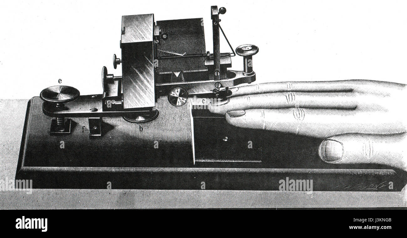 Herz Kapillarpuls Foto Stock