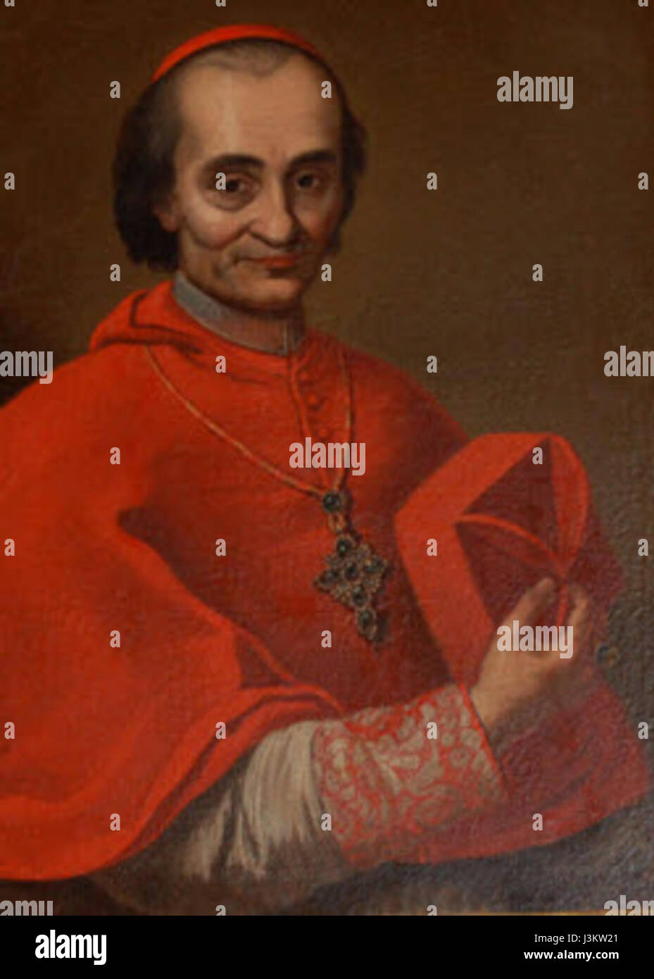 Hyacinthe Sigismond Gerdil è stato un teologo e filosofo italiano, noto per il suo lavoro nel campo della storia ecclesiastica e del pensiero teologico durante il XVIII secolo. Foto Stock