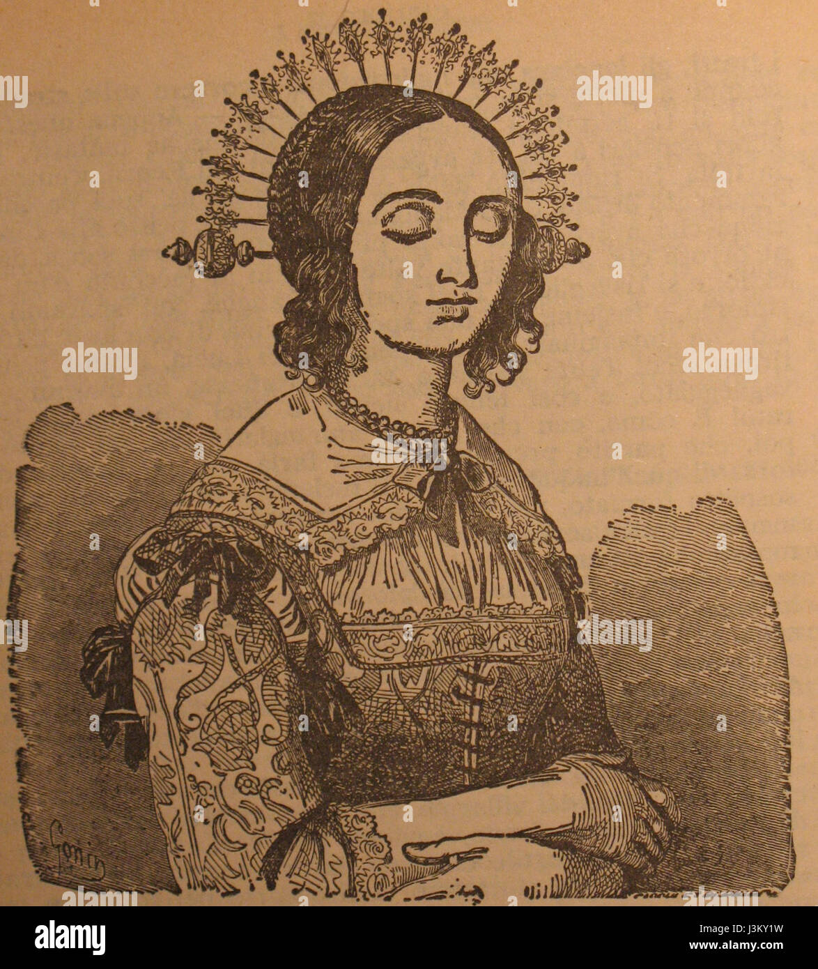 I promessi sposi Lucia Foto Stock