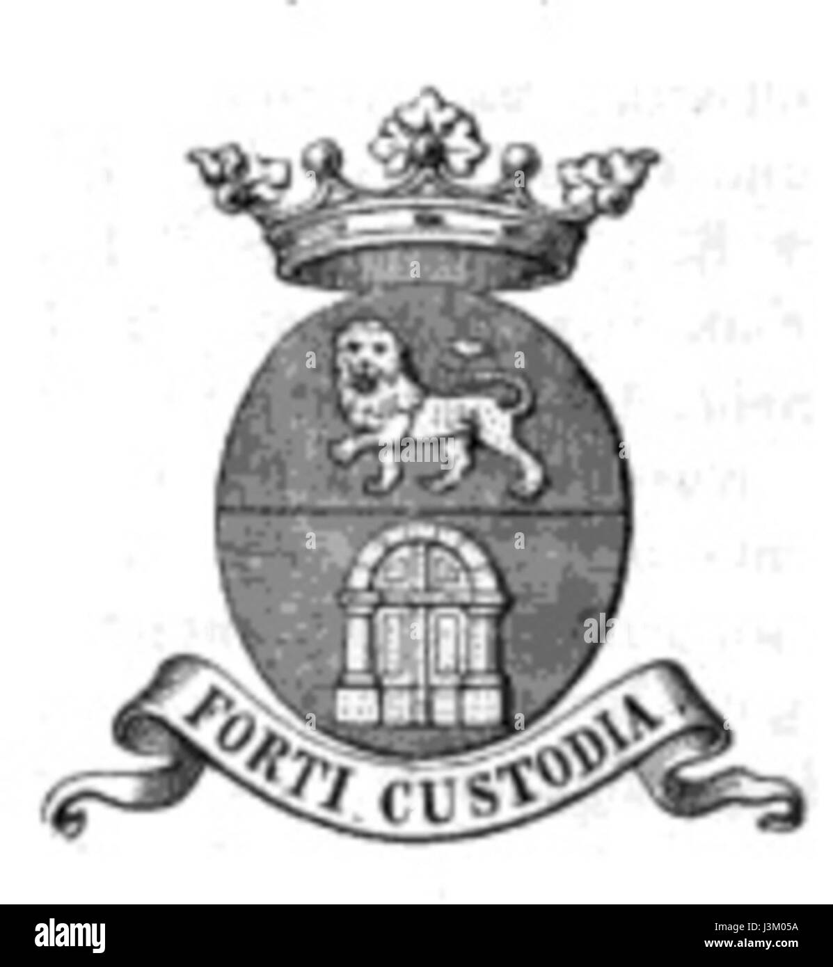 Grafen Saporta Wappen un Foto Stock