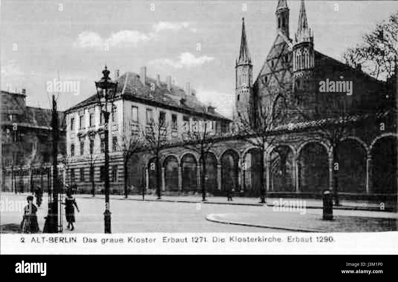 Graues Kloster Berlin Foto Stock