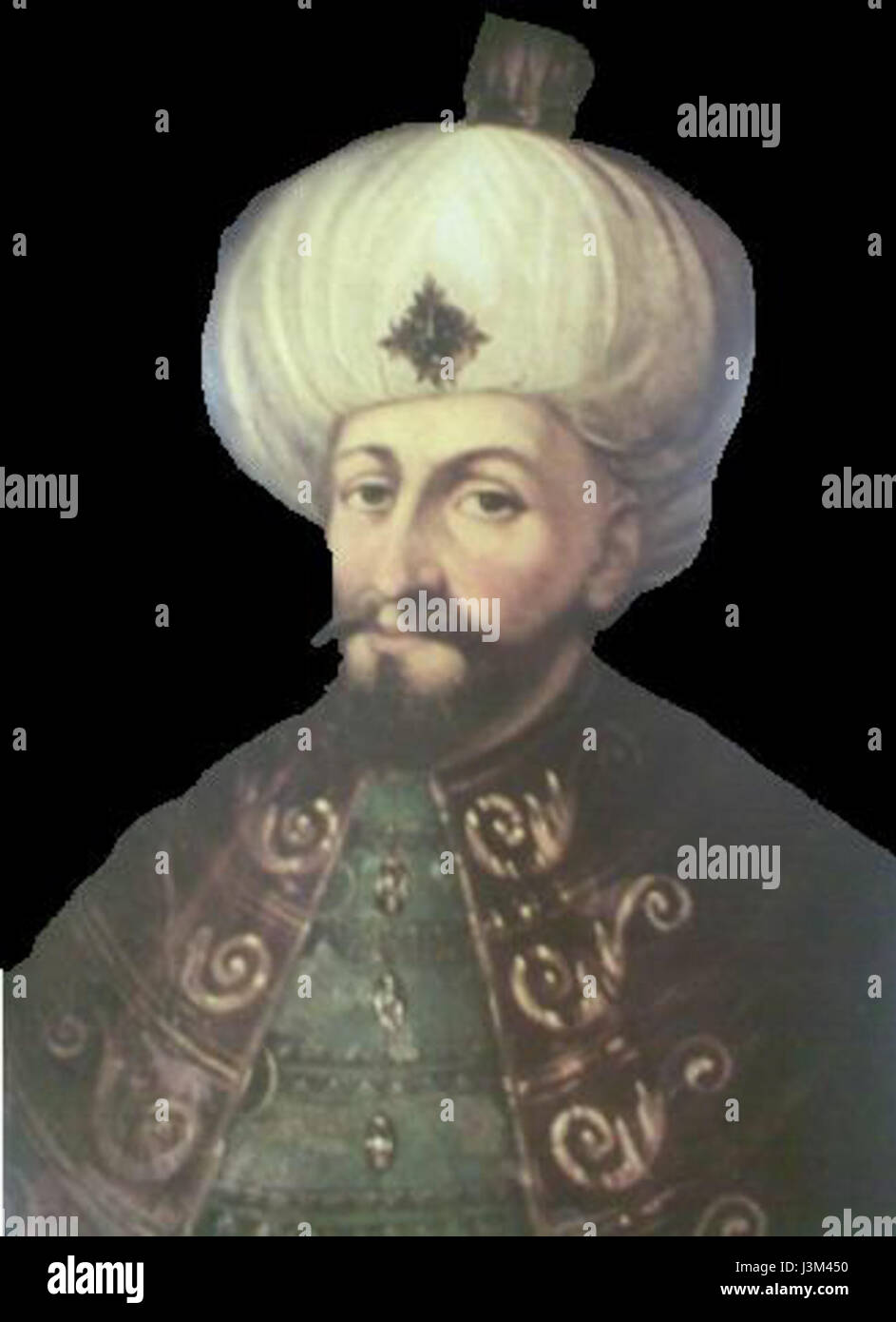 Mehmet III, noto anche come Mehmed III, fu sultano dell'Impero ottomano dal 1595 al 1603. Il suo regno segnò un periodo di conflitti militari e intrighi politici all'interno dell'impero. Foto Stock