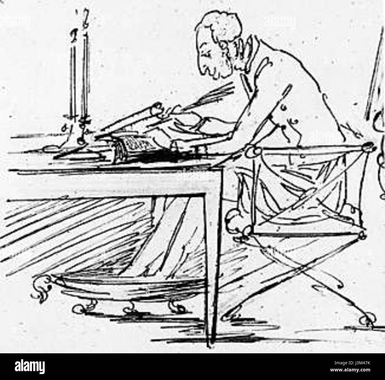 Gustavo IV Adolfo fu re di Svezia dal 1792 fino alla sua deposizione nel 1809. Il suo regno fu segnato da conflitti militari e dalla caduta a causa delle sue politiche impopolari. Fu esiliato dopo essere stato costretto ad abdicare. Foto Stock