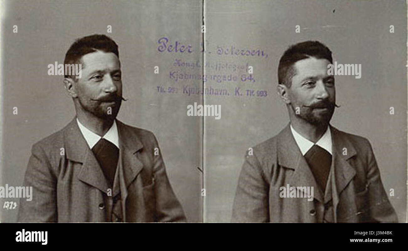 Hans Peder Pedersen Dan 1859 1939 da Elfelt Foto Stock