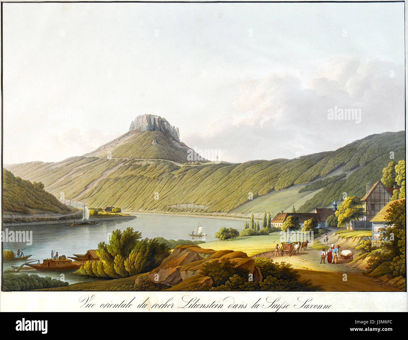 Martello CG (C14)Lilienstein Foto Stock