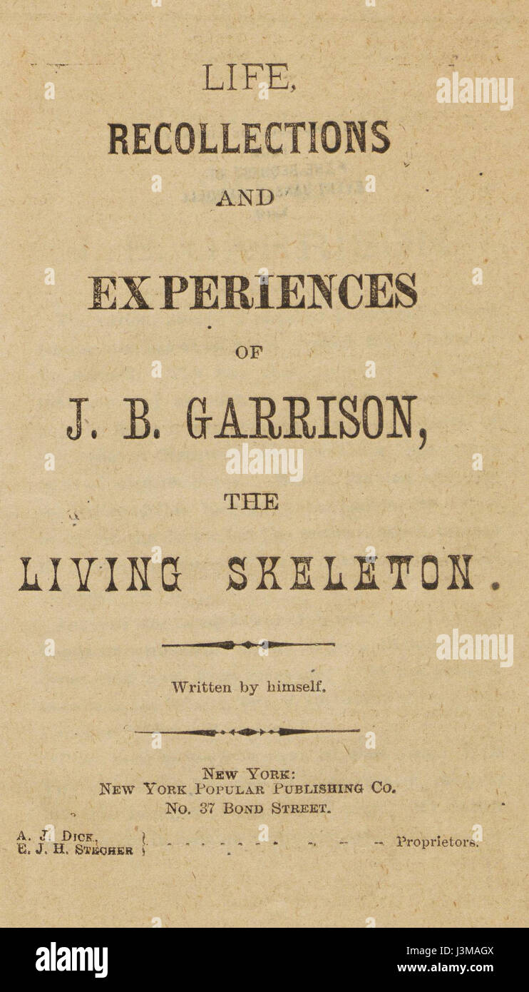 Houghton Thr 1229.30 scheletro vivente, titolo Foto Stock