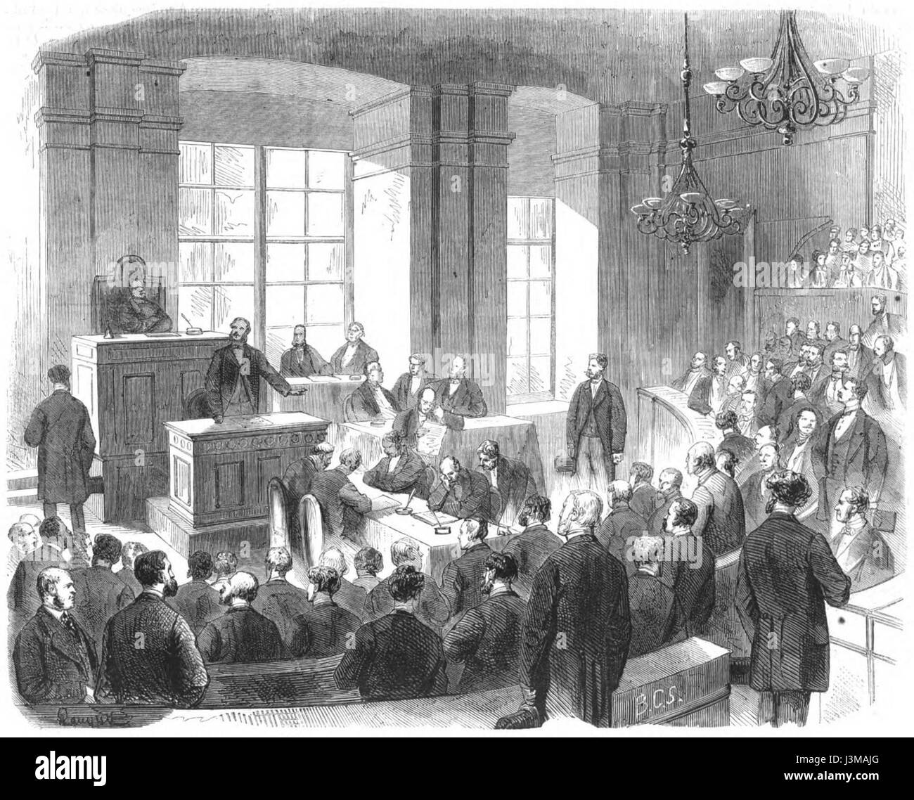 House of Lords Austria 1868 Foto Stock