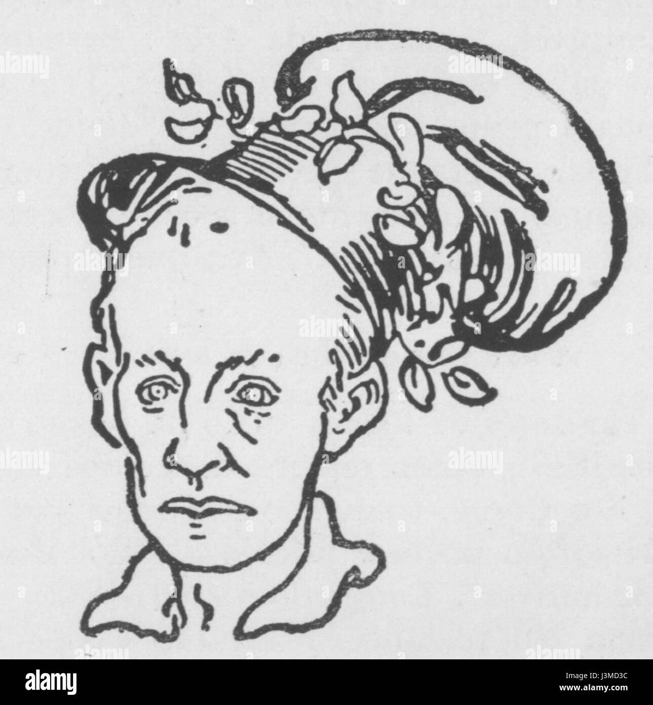 Gerhart Hauptmann da Arpad Schmidhammer Foto Stock