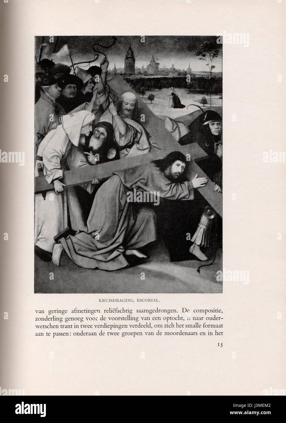 Hieronymus Bosch porta il prof. Il Dott. A. Vermeylen derde druk p 15 Foto Stock