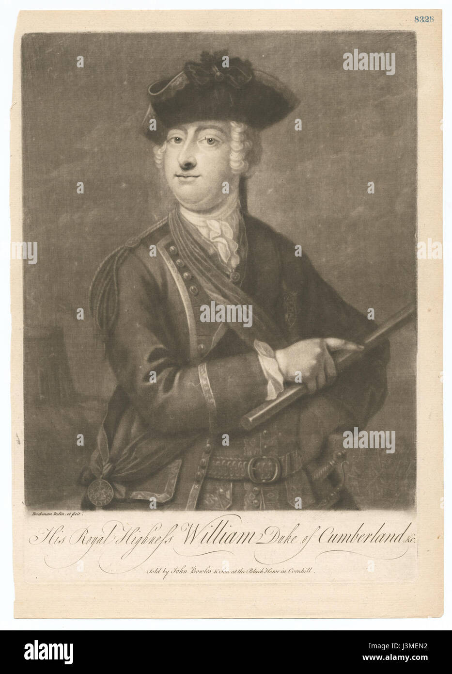 Sua Altezza Reale William duca di Cumberland (NYPL B12610206 424962) Foto Stock