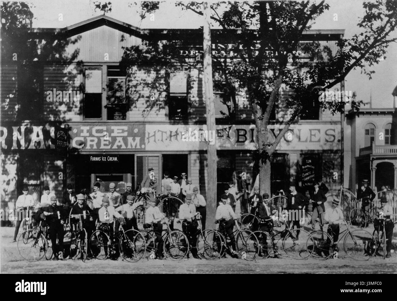 H.T. Hearsey biciclette Foto Stock