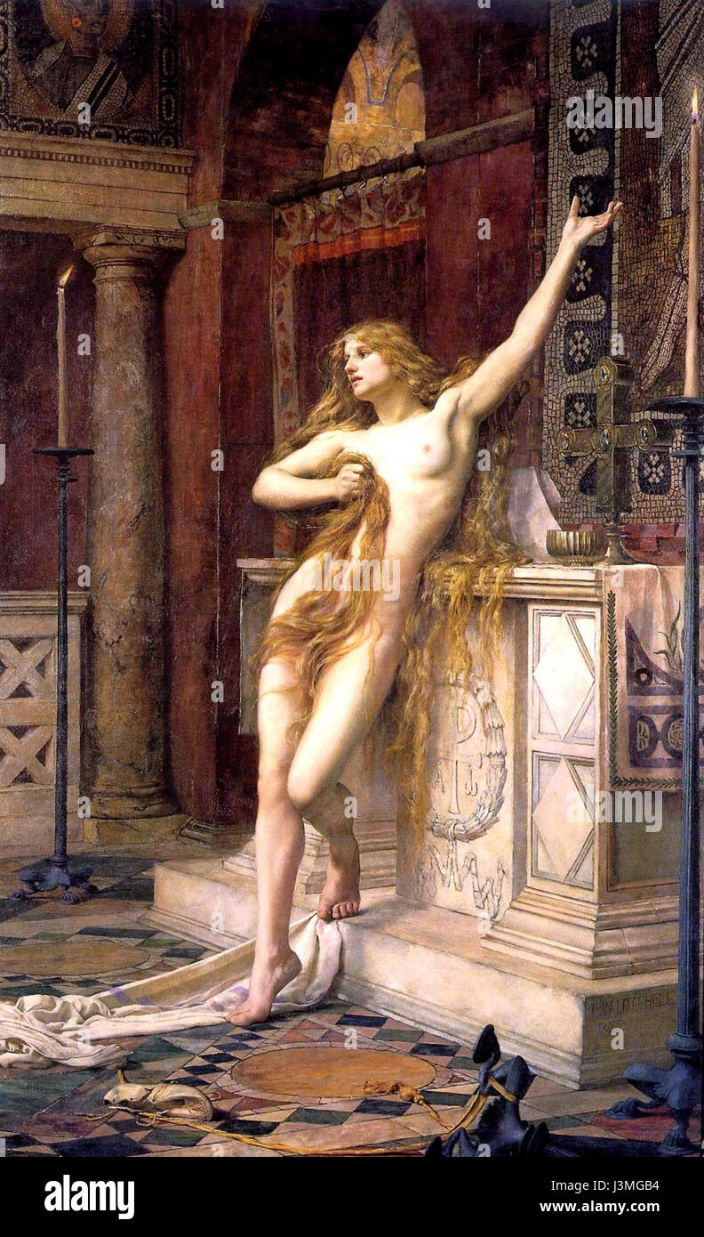 Archeologo (Charles Mitchell) Foto Stock