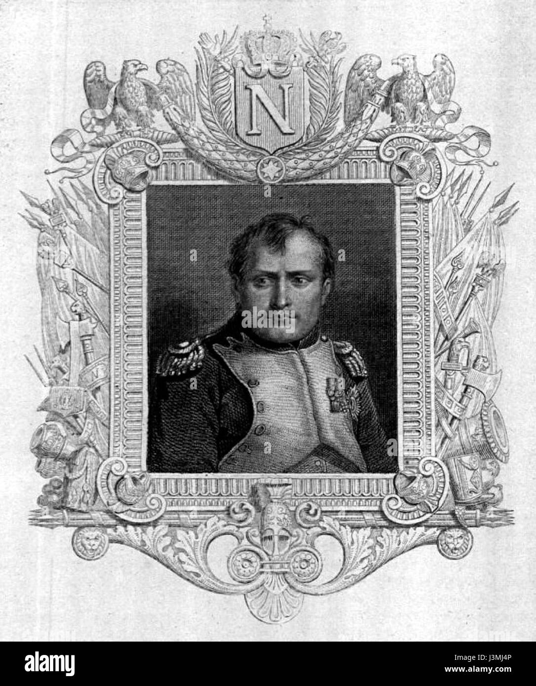 Guida 120 e pittoresco di Napoleone I di Francia ritagliato Foto Stock