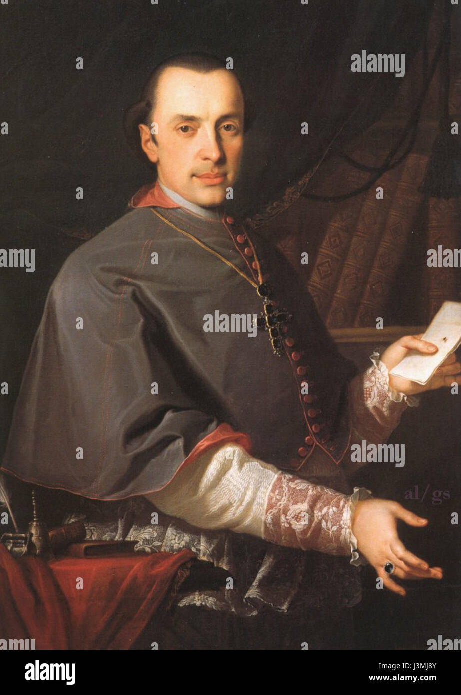 Giovanni Battista Lampi Girolamo Luigi Crivelli 1779 Foto Stock