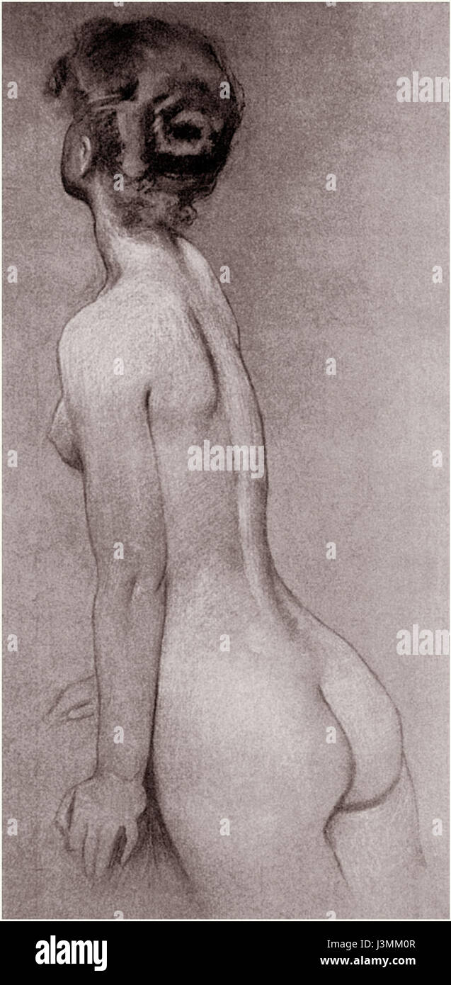 Herbert James Draper, studio per il lamento per Icaro Foto Stock