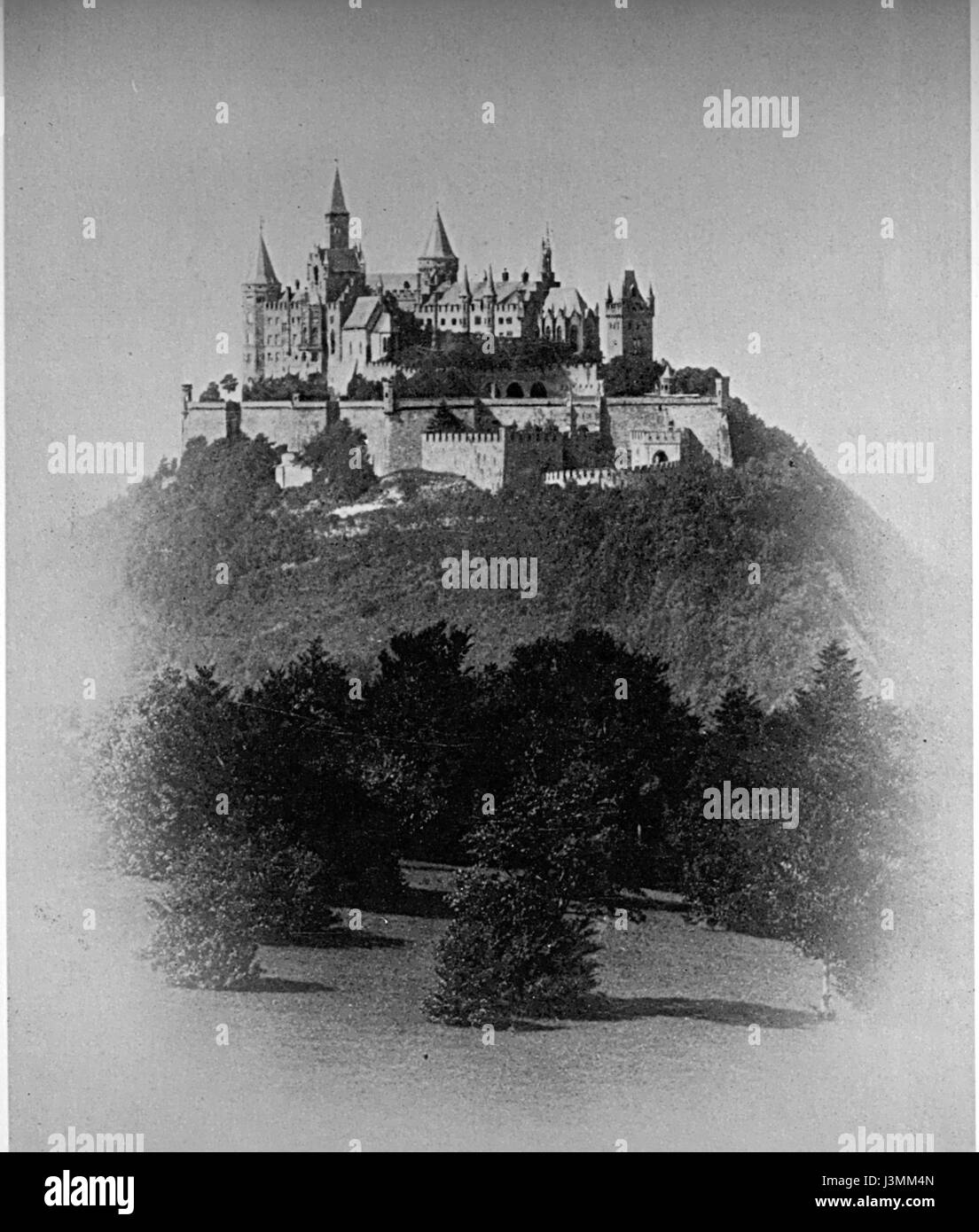 Hohenzollern vom Zeller avvisatore acustico Foto Stock