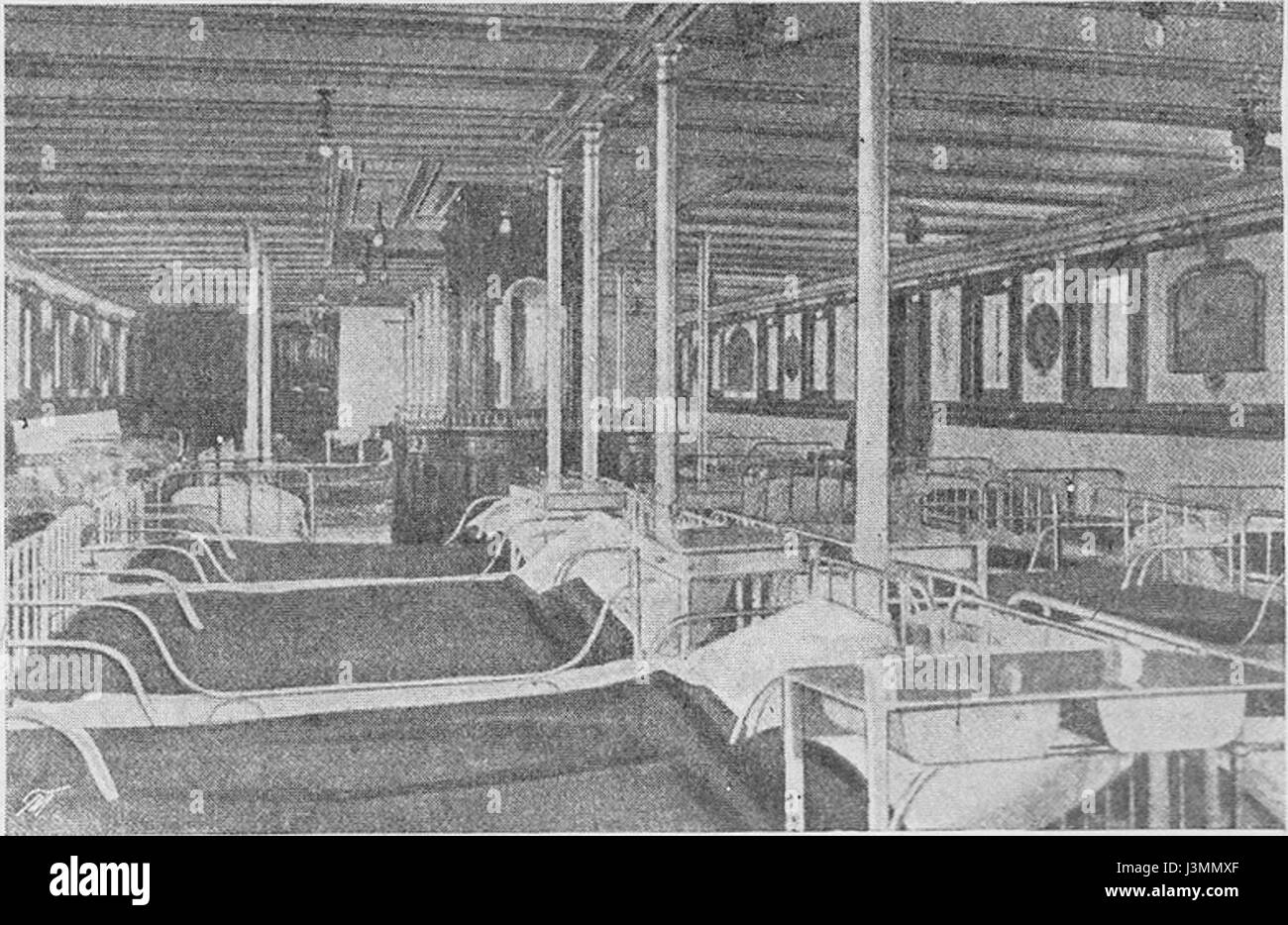 Nave ospedale Portogallo ward Foto Stock