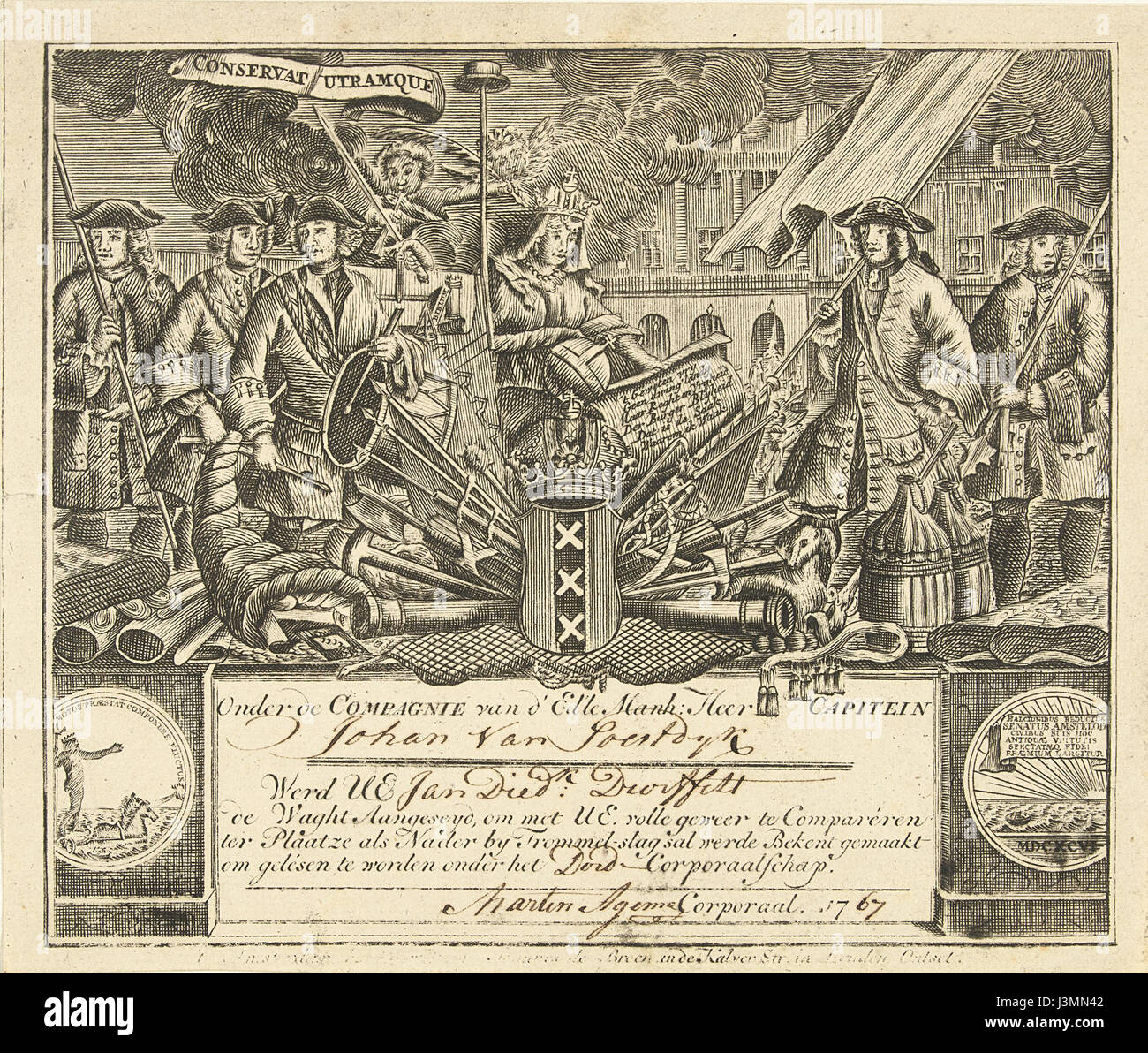 IIHIM RIJKS 1219552872 si riferisce a un oggetto della collezione del Rijksmuseum di Amsterdam, identificato da questo numero di accesso, comprendente varie opere d'arte. Foto Stock