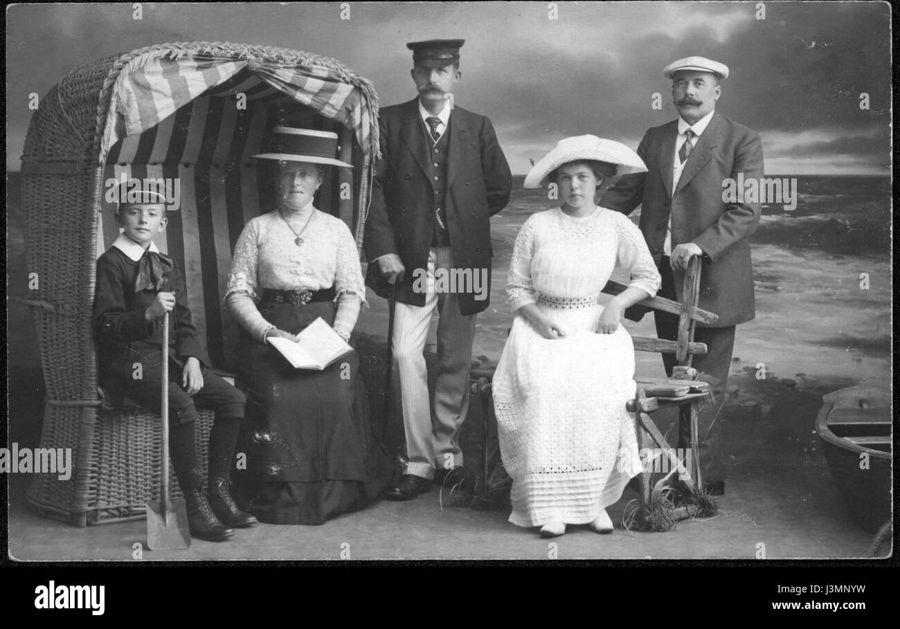 Groupfoto inizio XIX secolo 38 Foto Stock