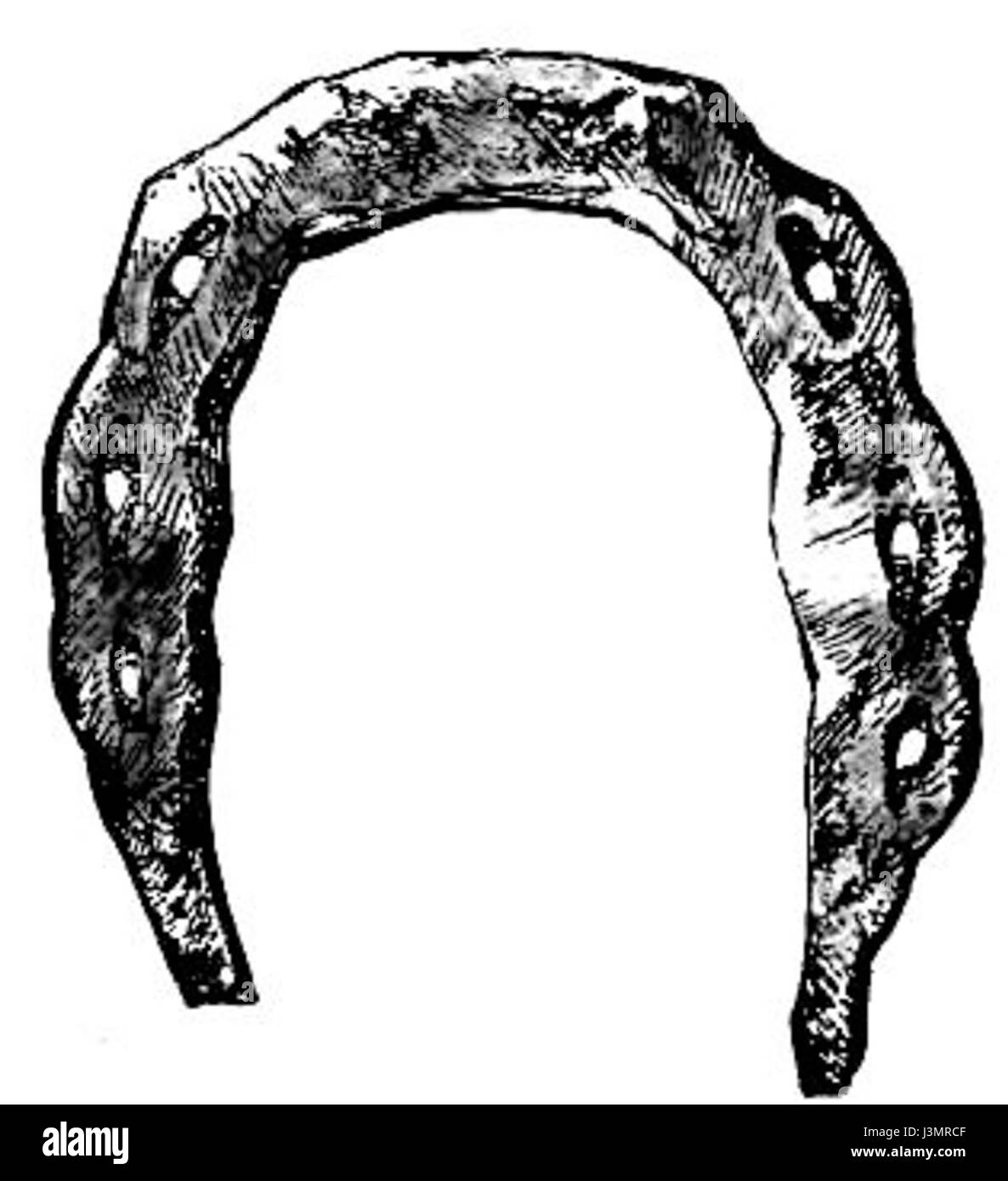 Ferri da cavallo e cavallo ferratura di page279 Foto Stock