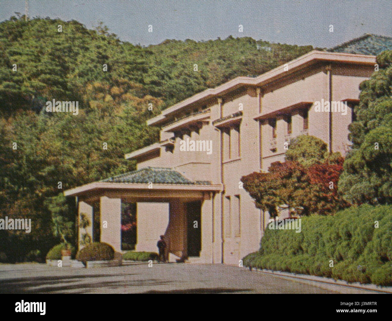 Gyeongmudae, noto anche come la Casa Blu, è l'ufficio esecutivo e la residenza ufficiale del presidente della Corea del Sud. Situato a Seoul, è un simbolo chiave del governo e della storia politica del paese. Foto Stock