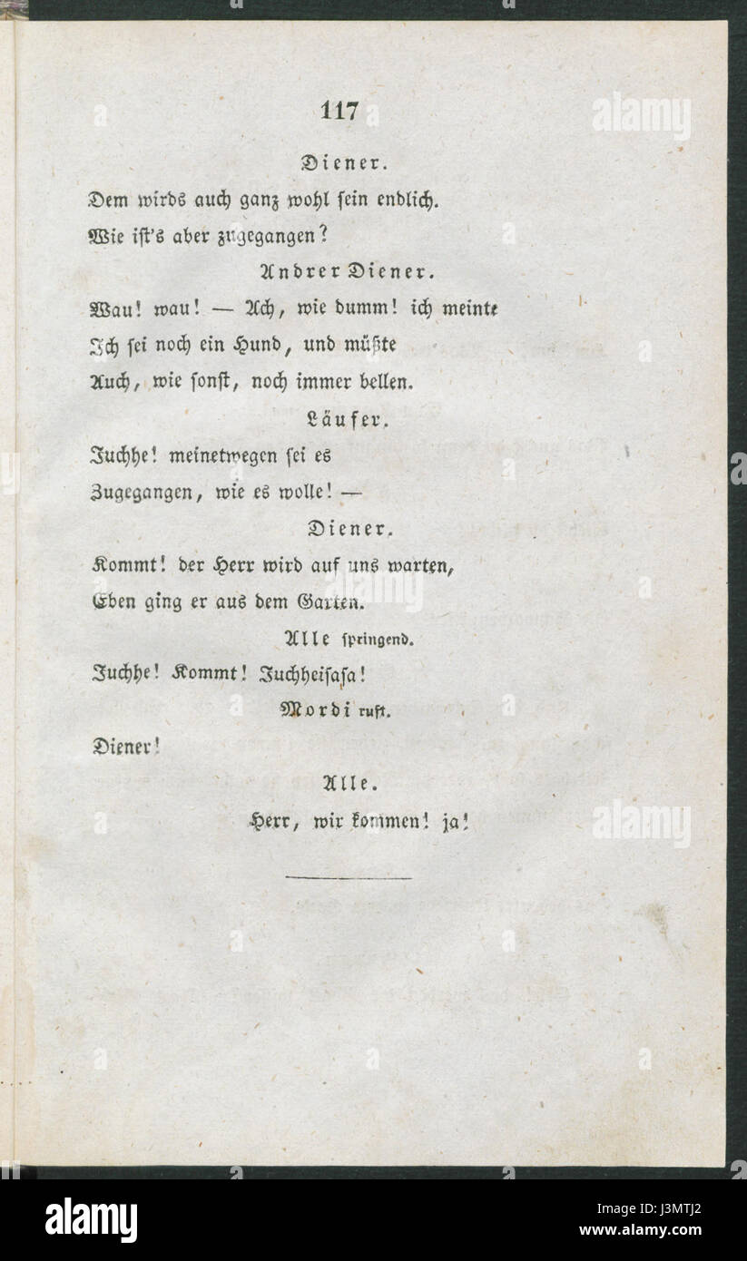 Grimm Linas Maerchenbuch i 117 si riferisce a un volume della raccolta di fiabe dei fratelli Grimm, forse un'edizione specifica o una storia all'interno dell'antologia. Foto Stock