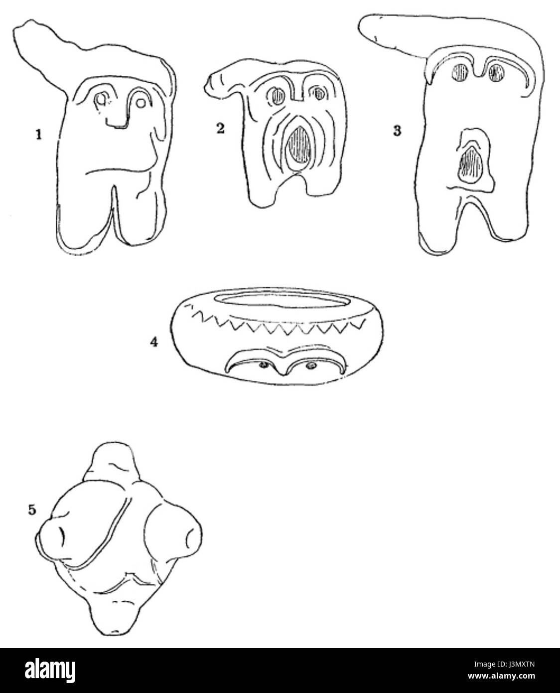 Glozel Reinach 09 Foto Stock