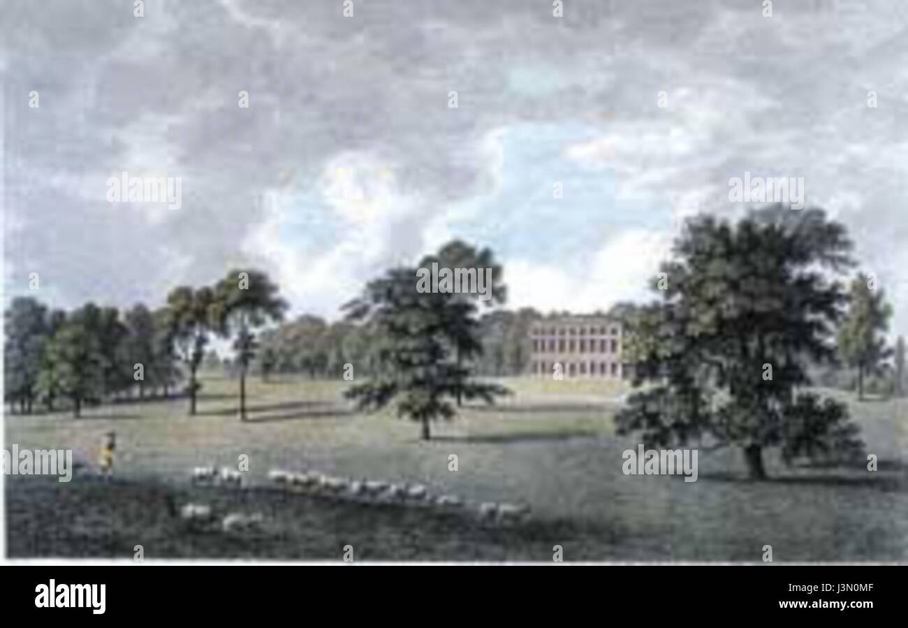 Goodnestone Park, situato nel Kent, in Inghilterra, è stato fondato nel 1770, noto per i suoi splendidi giardini paesaggistici e la storica casa padronale. Foto Stock