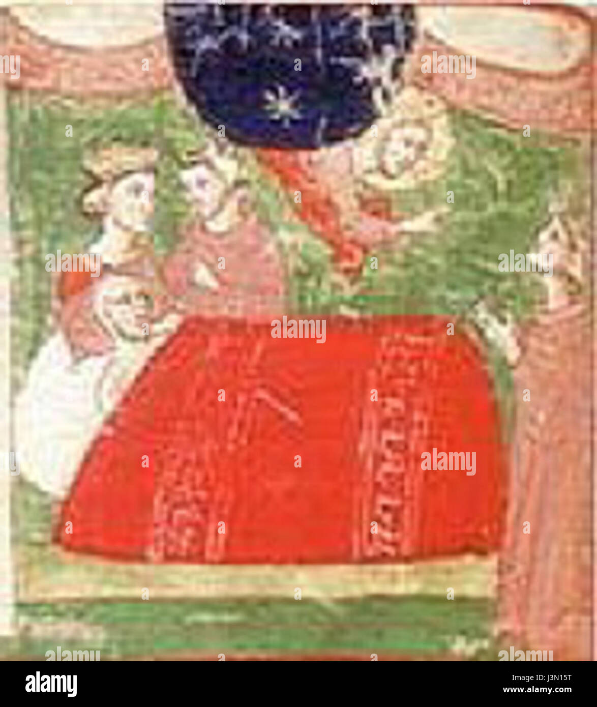 Ruggero i di Hauteville, comunemente noto come Guiscardo, fu un nobile normanno e capo militare dell'XI secolo. Giocò un ruolo chiave nella conquista normanna dell'Italia meridionale e della Sicilia, fondando la dinastia degli Hauteville. Foto Stock