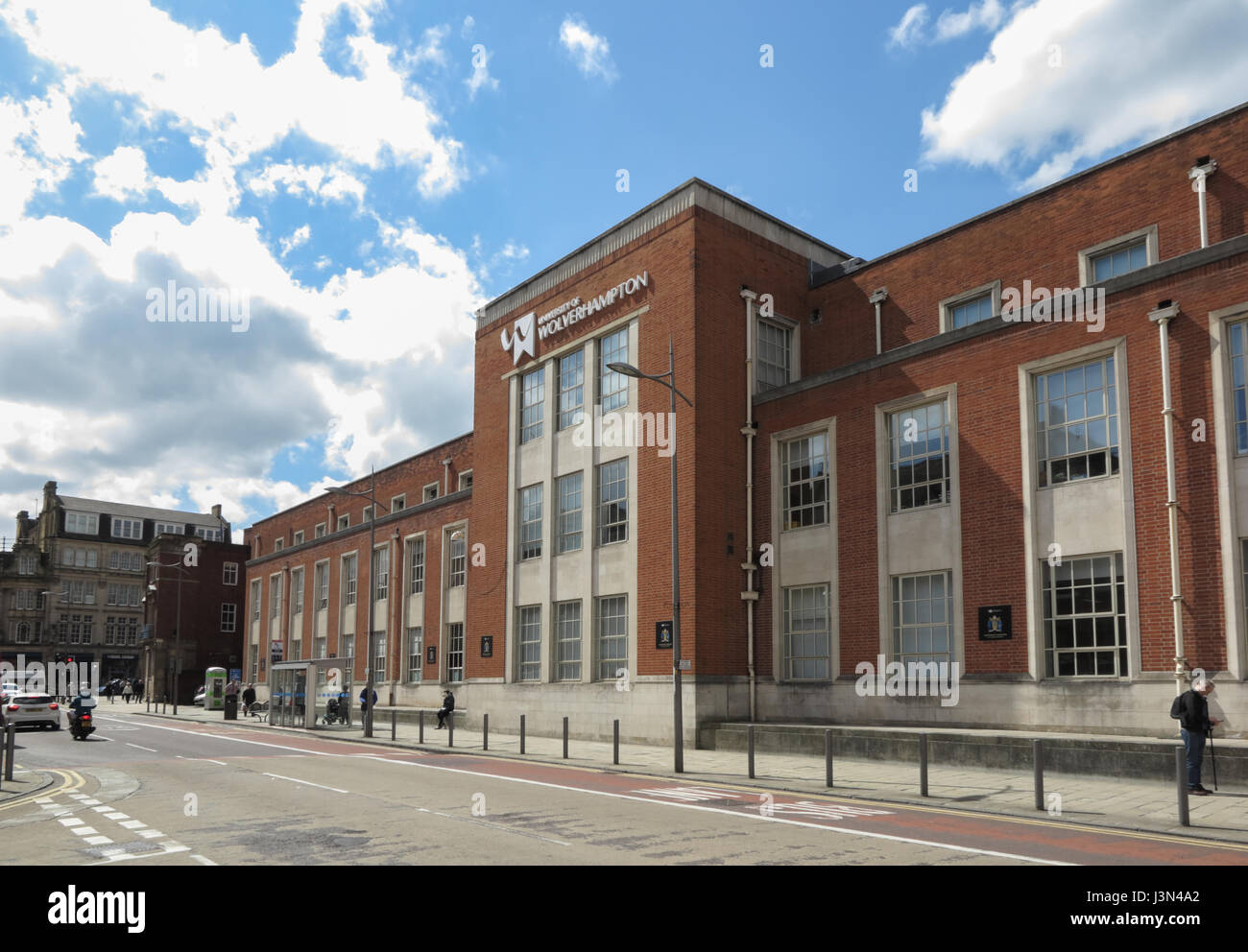 Università di Wolverhampton, Stafford Street, Wolverhampton Foto Stock