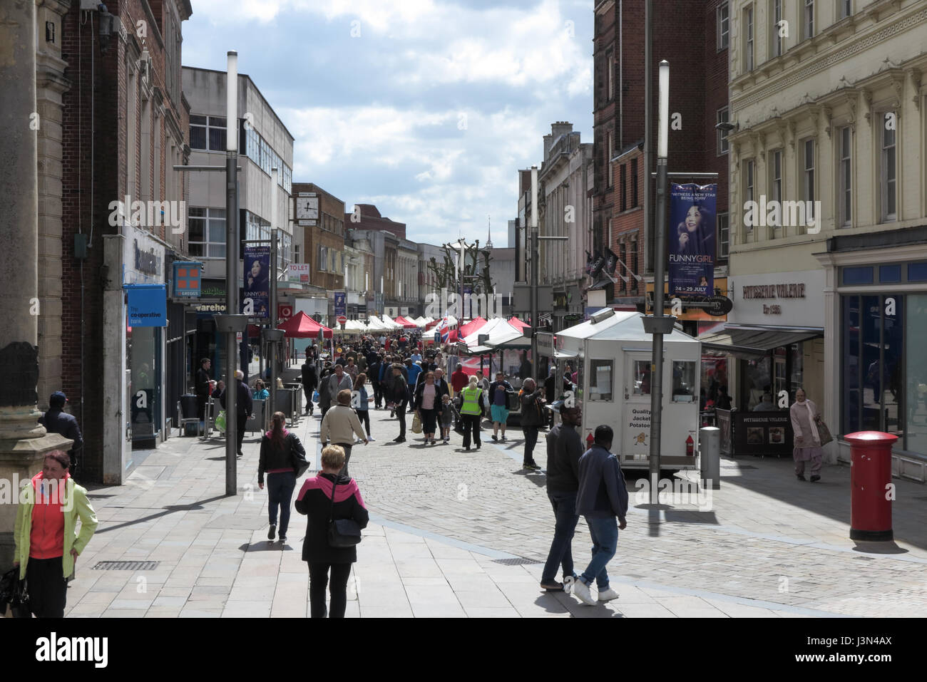 Dudley Street, Wolverhampton Foto Stock