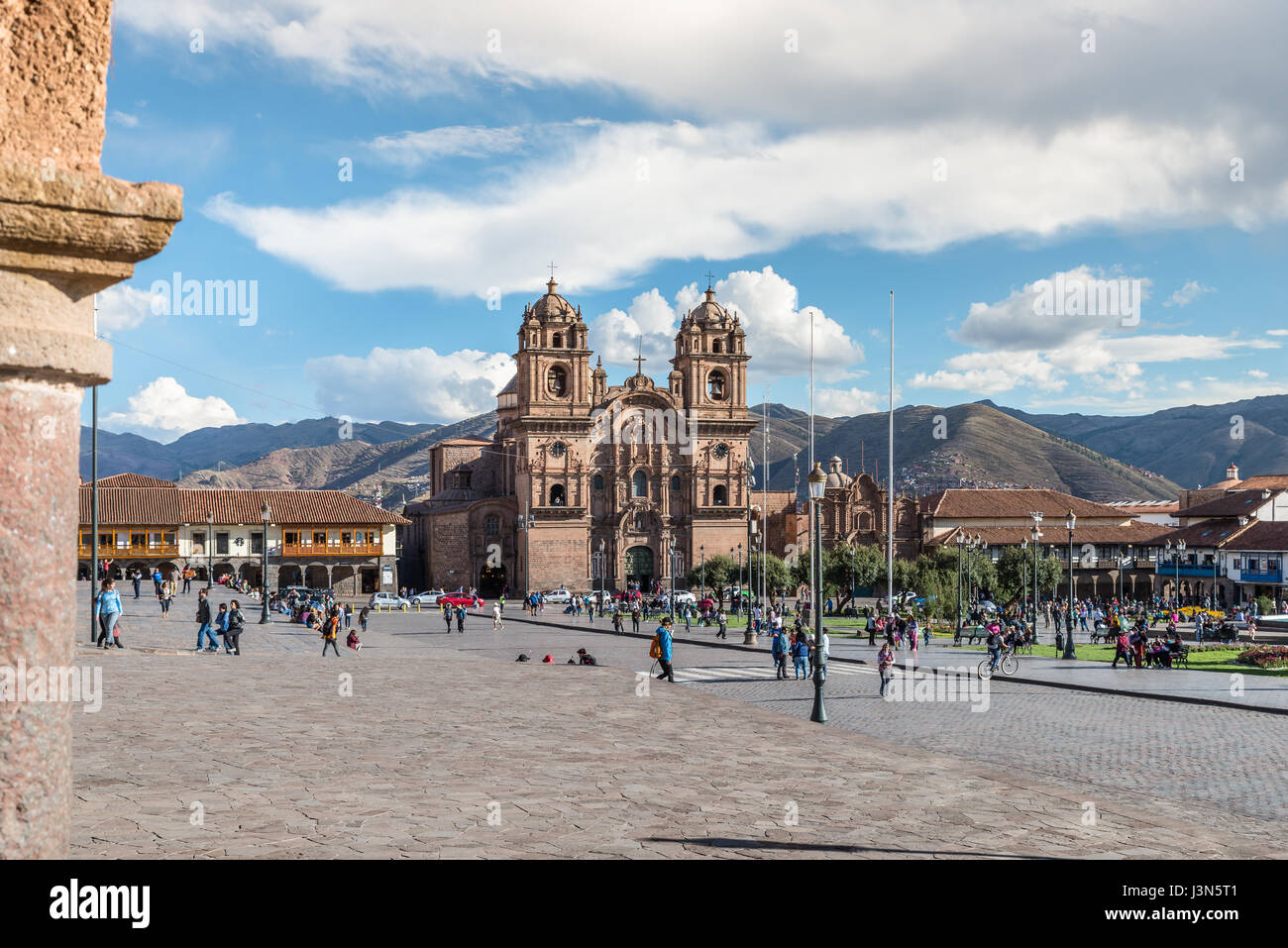 Plaza de Armas, Cusco Foto Stock